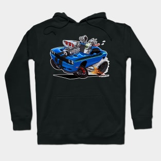 blue Challenger HELLCAT Hoodie